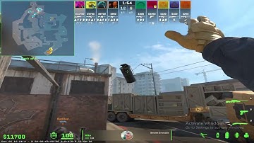 Easy way to Smoke Monster from CT Spawn at the start of the round on CS2 Overpass in 3 steps.