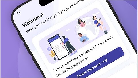 How to enable Handwriting Keyboard for iOS
