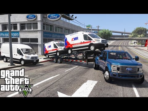 gta-5-real-life-mod-#141-ford-dealership-converting-&-delivering-ford-transit-ambulances