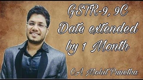 GSTR 9, 9C date extended by 1 month via N/N 69/2020@TaxGupshup