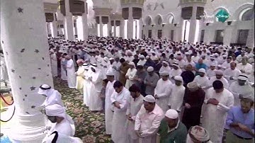 مرئي سورة طه كاملة للشيخ إدريس أبكر من تهجد 1435 مسجد الشيخ زايد بالإمارات خاشعة