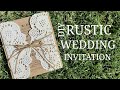 Rustic Wedding Card