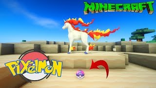 Minecraft Pixelmon+ Tập 9: Rapidash Ngựa Lửa siêu tốc