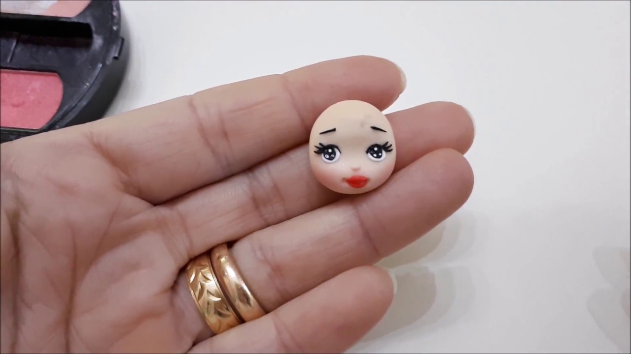 Tutorial viso dollina  in pasta di mais