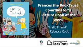 Bookstart Book of the Week - 'Hello Friend' by Rebecca Cobb