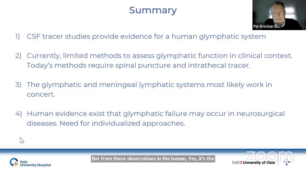 Glymphatic System & CSF Dynamics: Clinical Relevance