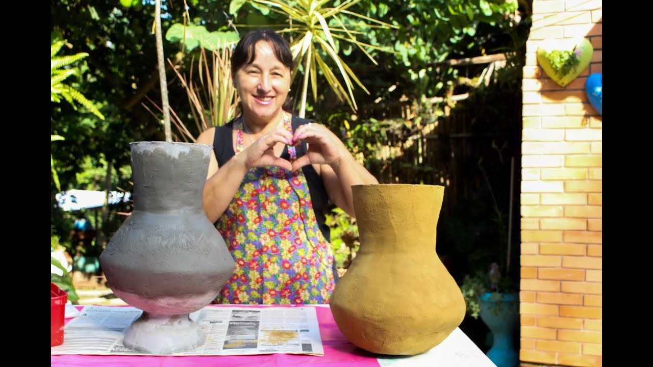 VASO DE FLOR ESTILO BARROCO