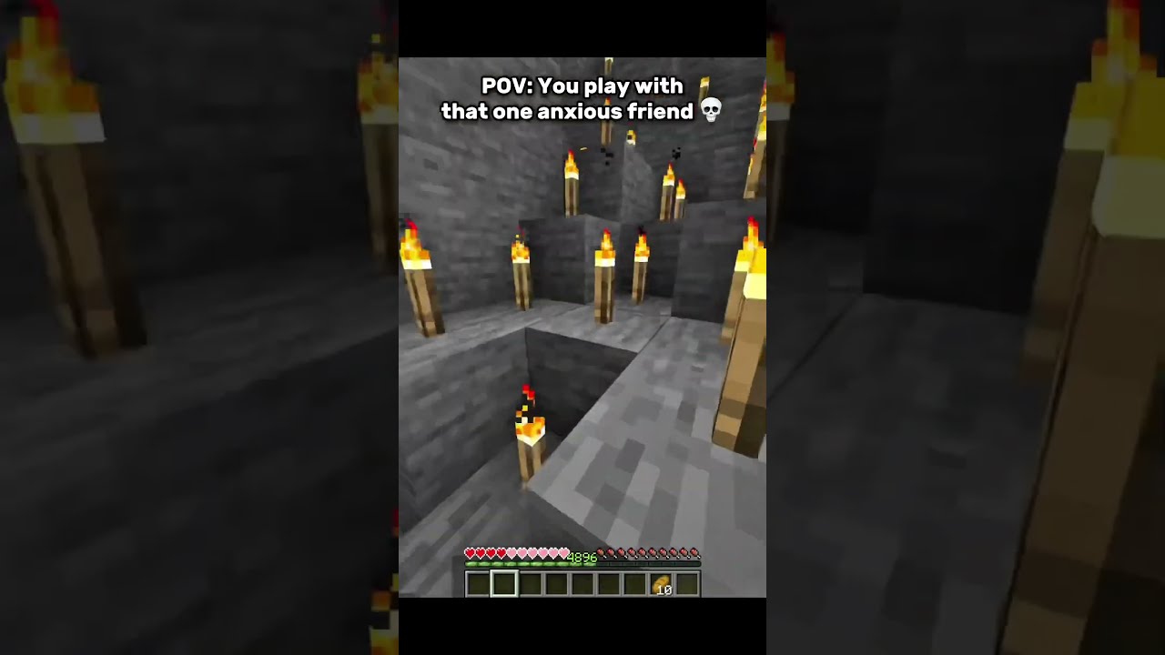 POV You Play With That One Anxious Friend Feedshorts Minecraft Viralvideo