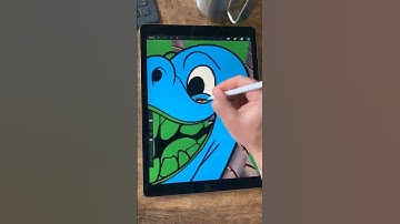 Drawing a dinosaur from start to finish  #procreate #characterdesign #art #drawing #digitalart