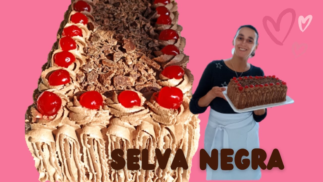 SELVA NEGRA😋 rectangular, con chocolate y dulce de leche, riquísima!!😍