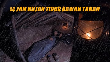 Solo Camping Hujan Deras - Tidur di Temani Suara hujan Satu malam