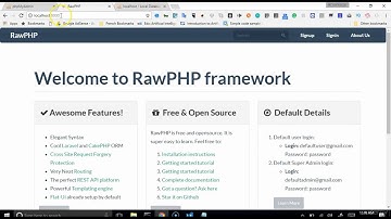 Web Development Course  laravel 5.5 ORM  and Raw PHP | Routing the home page