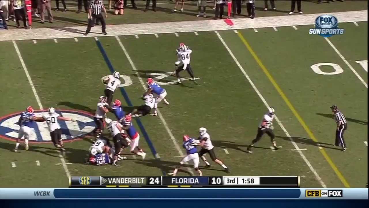 Florida Defense 13.9: vs Vandy - YouTube