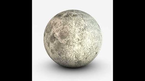 The moon 3D model from CGTrader.com