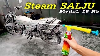 Inilah perbedaan steam salju di Indonesia dan di Amerika. 