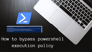 How to bypass powershell execution policy