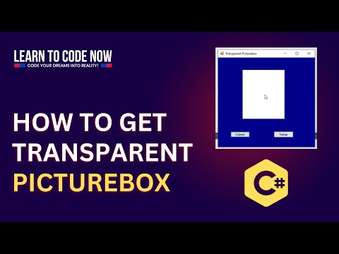 How to get Transparent Picturebox in C# | C# Picturebox