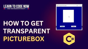 How to get Transparent Picturebox in C# | C# Picturebox
