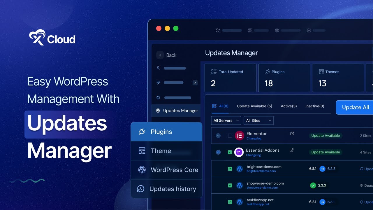 How to Bulk Update WordPress Plugin, Theme & Core Files From One ...