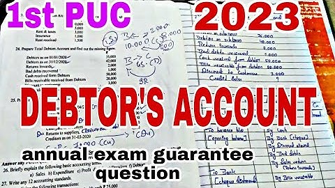 1st puc accountancy model question paper 2023 guarantee 6 marks question and answer #accountancy