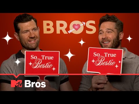 The cast of bros play so true bestie | mtv movies