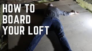 How to board a loft/attic #joinery #carpentry #woodworking