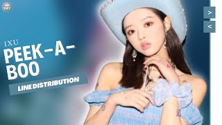 IXU : PEEK-A-BOO (Line Distribution)
IXU : PEEK-A-BOO (Line Distribution) IXU : PEEK-A-BOO (Line Distribution)
