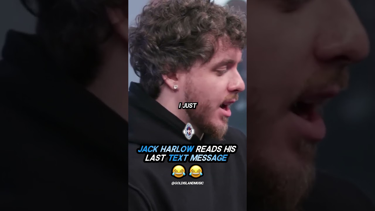 Jack Harlow READS his last TEXT message 😂