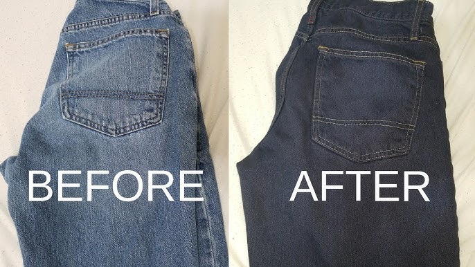 How to Dye Faded Jeans 