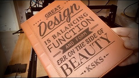 Laser Engraved Notebook