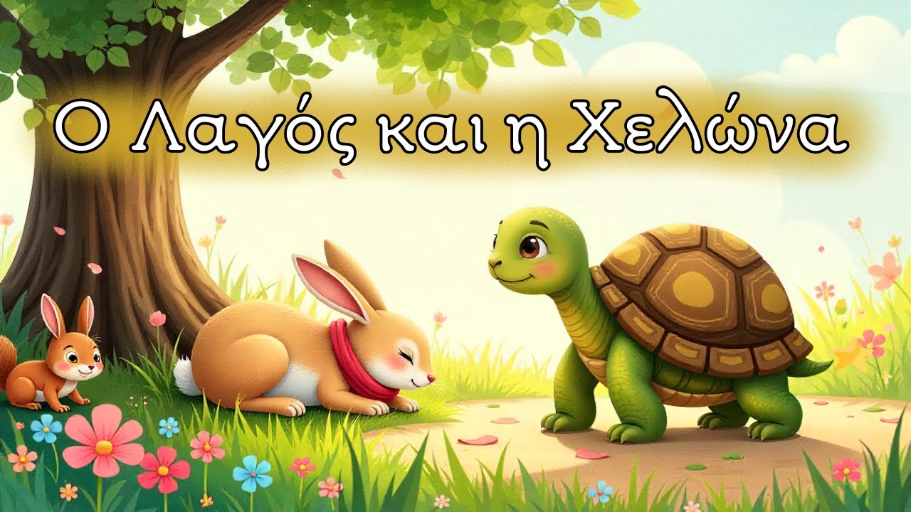 Παραμύθια για Ύπνο – Ο Λαγός και η Χελώνα🐇🐢 | Ελληνικά Παραμύθια για Παιδιά - Rene's Fairytales