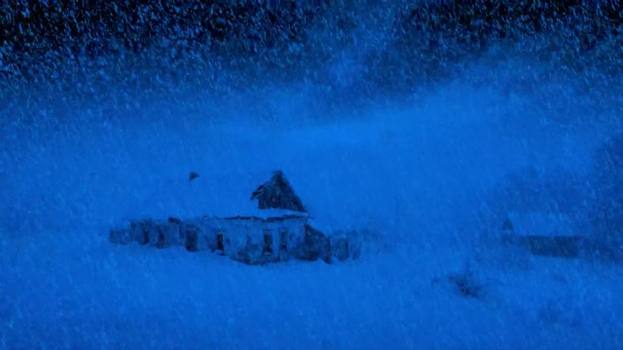Frozen in the Blizzard | Howling Snowstorm for Deep Sleep and Relaxation