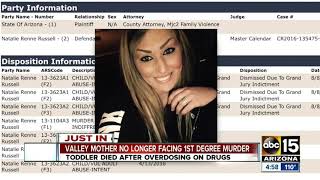 Charges reduced in baby overdose