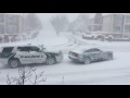 Cop Helping Ford Mustang in Denver Snow Storm !!