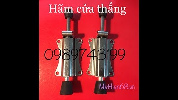 LÀM SAO ĐỂ GIỮ CỐ ĐỊNH CÁNH CỬA NGĂN GIÓ VA ĐẬP | Chốt Lò Xo