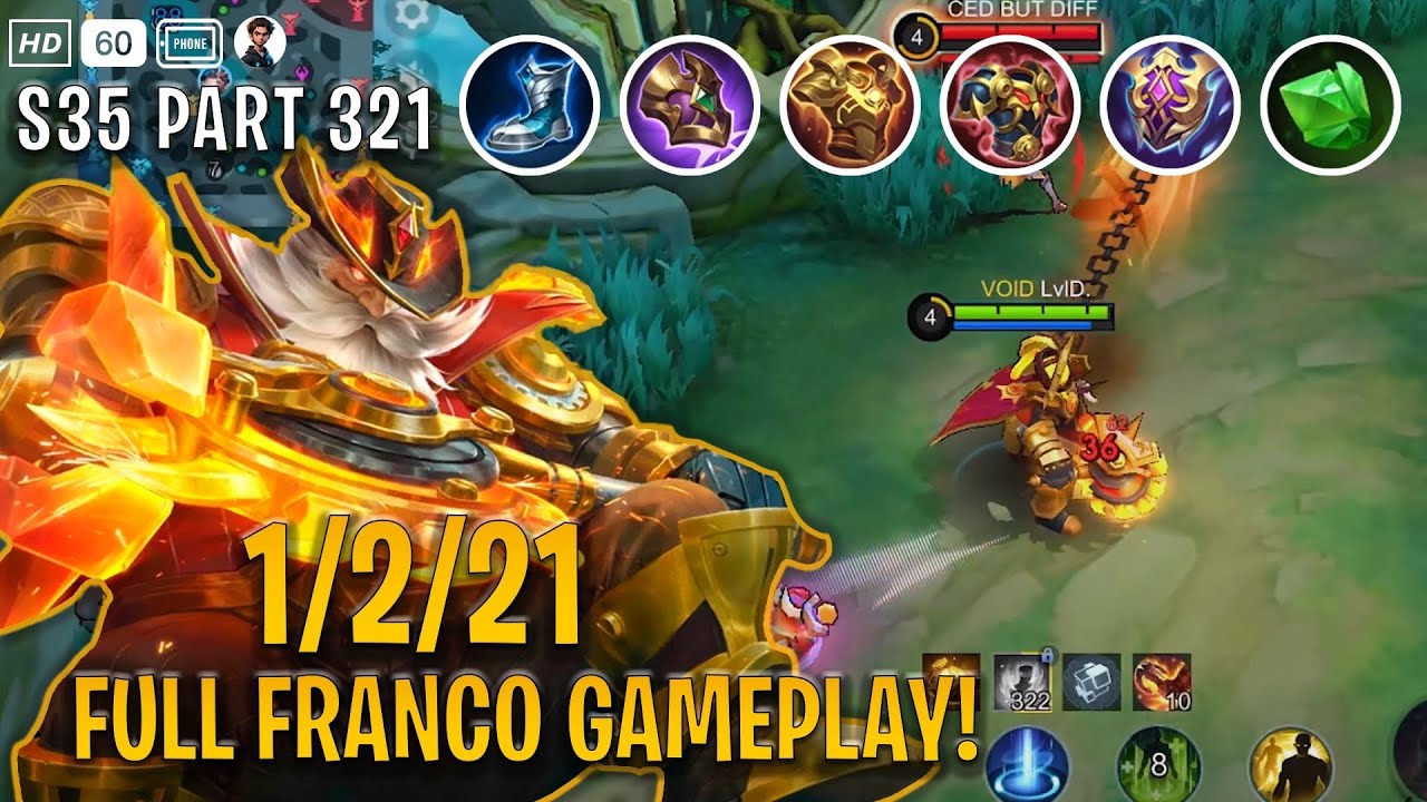 Mobile Legends - Part 321 Season 35: Full Franco Gameplay