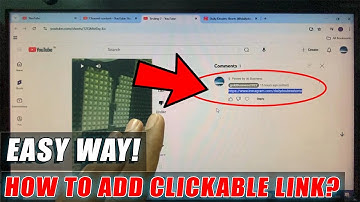 how to add clickable link in youtube shorts comments?