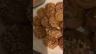 Mini MHANCHA  aux amandes et miel ( recette purement marocaine )