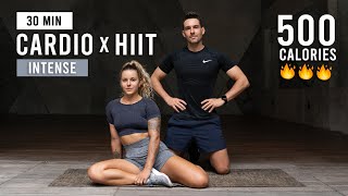 : 30 MIN FULL BODY CARDIO HIIT Workout (Intense, No Equipment)