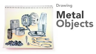 Metal Objects Illustration.