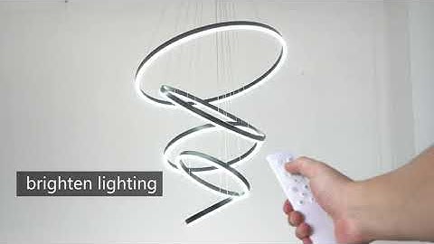 Aueaaow Lighting  - How to pair a remote to the led chandelier ?