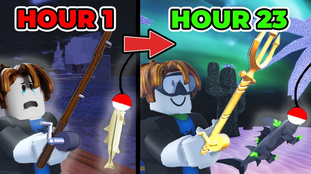I Spent 24 HOURS in Roblox Fisch and Got THIS … - YouTube