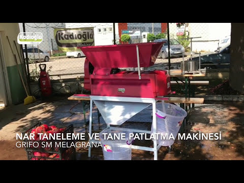 Nar Taneleme ve Tane Patlatma Makinesi