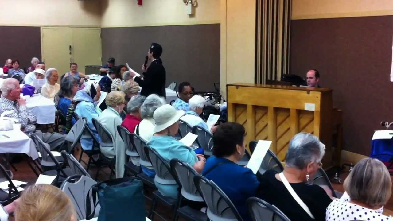 Darius Kaufmann Sings Tura Lura at Moriah Senior Center YouTube