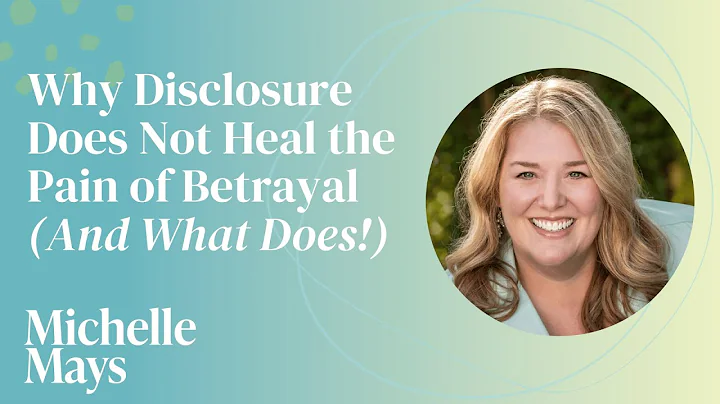 Why Disclosure Does Not Heal the Pain of Betrayal ...