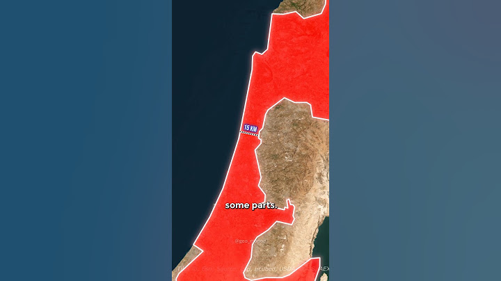 How Small Is Israel Really?
