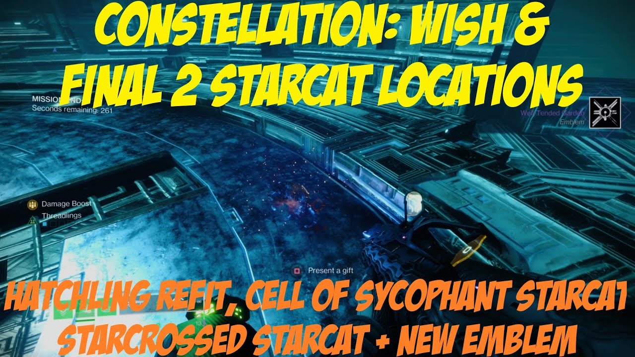 Constellation Wish, Cell of the Sycophant & Starcrossed Starcat Locations