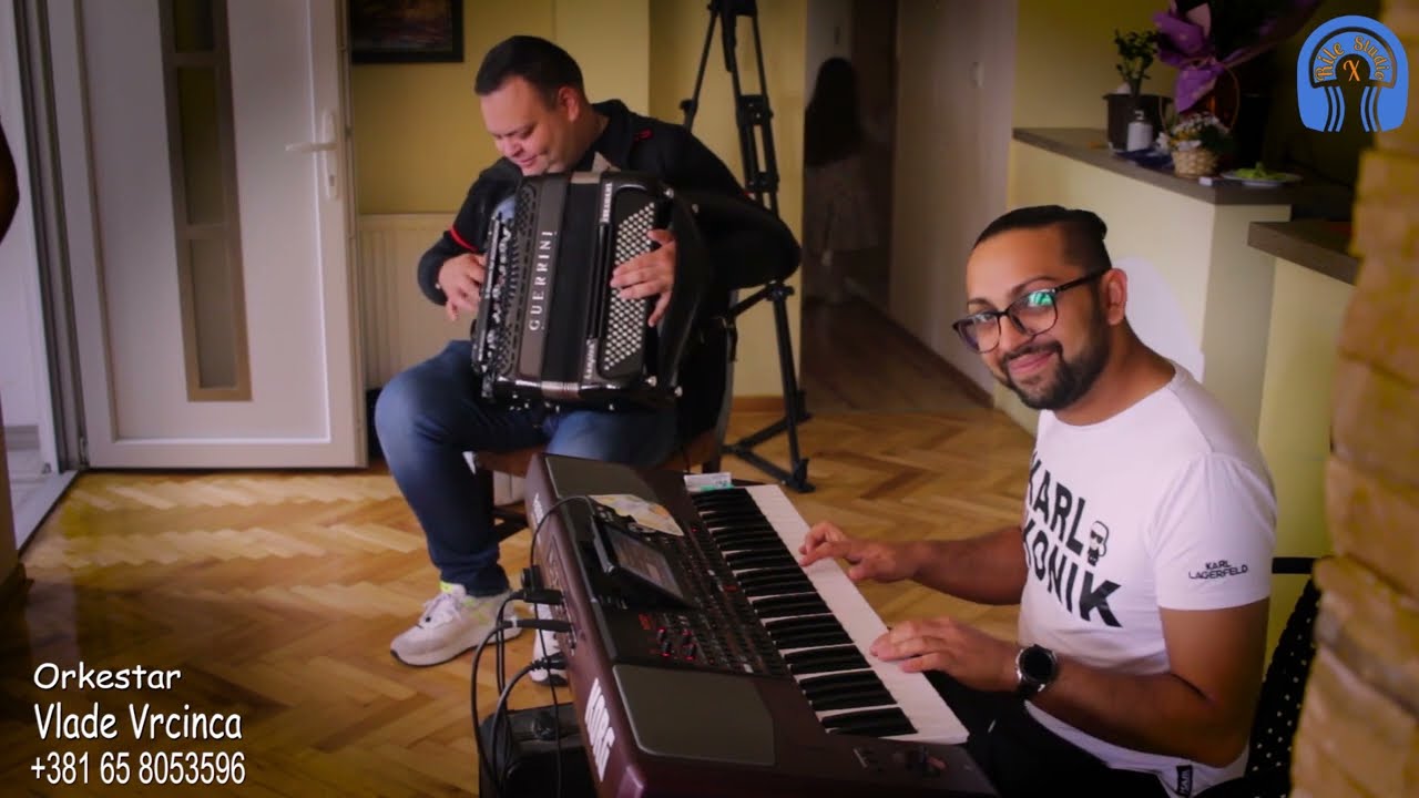 Vlada Vrcinac i Danijel Buric Tonska proba uvodni splet Orkestar Vlade Vrcinca Vencanje Boke&Vlade