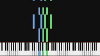 Edvard Grieg - Saucisson de cheval | Piano Visualization [OLD VERSION - See Description for Update]