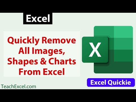 Quickly Delete All Objects, Images, Charts & Shapes from Excel - #Excel Quickie 36